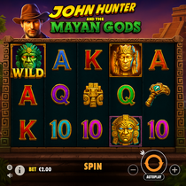 Bob Casino - John Hunter and the Mayan Gods Slot Game